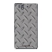 SO-02E-YCM2P0540-78 [オリジナルデザイン docomo SO-02E Xperia Z ケース (アイアン プレート D)]
