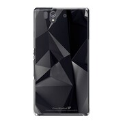 SO-02E-YCM2P0551-78 [オリジナルデザイン docomo SO-02E Xperia Z ケース (Gotham Black Edge Type One)]