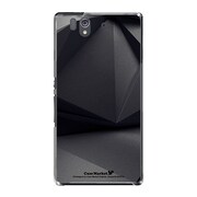 SO-02E-YCM2P0552-78 [オリジナルデザイン docomo SO-02E Xperia Z ケース (Gotham Black Edge Type Be)]