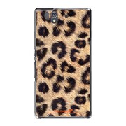 SO-02E-YCM2P0562-78 [オリジナルデザイン docomo SO-02E Xperia Z ケース (ヒョウ柄 ワイルド＆クオリティー)]