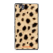 SO-02E-YCM2P0563-78 [オリジナルデザイン docomo SO-02E Xperia Z ケース (チーター柄 ワイルド＆クオリティー)]