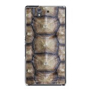 SO-02E-YCM2P0564-78 [オリジナルデザイン docomo SO-02E Xperia Z ケース (亀 甲羅 プレート)]