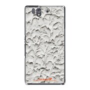 SO-02E-YCM2P0569-78 [オリジナルデザイン docomo SO-02E Xperia Z ケース (Rough canvas patterns C)]