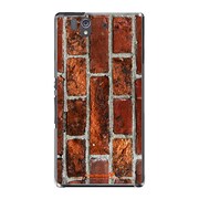 SO-02E-YCM2P0578-78 [オリジナルデザイン docomo SO-02E Xperia Z ケース (レンガ パターン イングランドクラシック C)]
