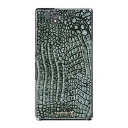 SO-02E-YCM2P0591-78 [オリジナルデザイン docomo SO-02E Xperia Z ケース (ワニ柄 マイアミ ビンテージ)]