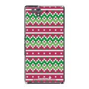 SO-02E-YCM2P0600-78 [オリジナルデザイン docomo SO-02E Xperia Z ケース (スウェーデン クリスマス グラフィック C)]