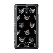 SOL22-YCM2P0019-78 [オリジナルデザイン au SOL22 Xperia UL ケース (キャットドット)]