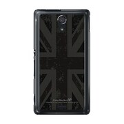 SOL22-YCM2P0043-78 [オリジナルデザイン au SOL22 Xperia UL ケース (ユニオンジャックコレクション Blackout)]