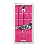 SOL22-YCM2P0069-78 [オリジナルデザイン au SOL22 Xperia UL ケース (板チョココレクション ストロベリー)]