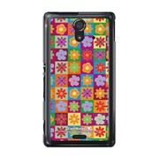 SOL22-YCM2P0090-78 [オリジナルデザイン au SOL22 Xperia UL ケース (60'sフラワー)]