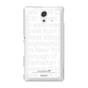 SOL22-YCM2P0092-78 [オリジナルデザイン au SOL22 Xperia UL ケース (NewYork Typography ホワイト)]