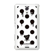 SOL22-YCM2P0111-78 [オリジナルデザイン au SOL22 Xperia UL ケース (Dot Pattern マウス ホワイト)]