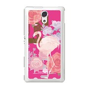 SOL22-YCM2P0143-78 [オリジナルデザイン au SOL22 Xperia UL ケース (ピンクフラミンゴ)]