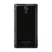 SOL22-YCM2P0155-78 [オリジナルデザイン au SOL22 Xperia UL ケース (スクエアオンブラック)]
