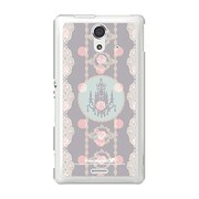 SOL22-YCM2P0174-78 [オリジナルデザイン au SOL22 Xperia UL ケース (ホワイティシャンデリア)]