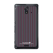 SOL22-YCM2P0180-78 [オリジナルデザイン au SOL22 Xperia UL ケース (Stripe Pattern Micro Line ダブル)]