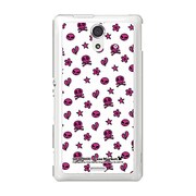 SOL22-YCM2P0207-78 [オリジナルデザイン au SOL22 Xperia UL ケース (ハートブレイクモノグラム ホワイト)]