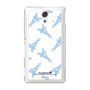 SOL22-YCM2P0287-78 [オリジナルデザイン au SOL22 Xperia UL ケース (エッフェル塔コレクション ホワイトブルー)]