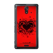 SOL22-YCM2P0304-78 [オリジナルデザイン au SOL22 Xperia UL ケース (ハートアタック)]
