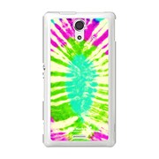 SOL22-YCM2P0348-78 [オリジナルデザイン au SOL22 Xperia UL ケース (タイダイ サイケ)]