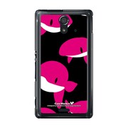 SOL22-YCM2P0354-78 [オリジナルデザイン au SOL22 Xperia UL ケース (ピンククジラズ)]