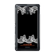 SOL22-YCM2P0380-78 [オリジナルデザイン au SOL22 Xperia UL ケース (レースバラフライ)]