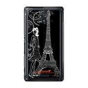 SOL22-YCM2P0393-78 [オリジナルデザイン au SOL22 Xperia UL ケース (エッフェル塔コレクション ショッピング)]