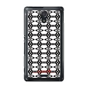SOL22-YCM2P0417-78 [オリジナルデザイン au SOL22 Xperia UL ケース (ダイヤチェーン モノクローム)]