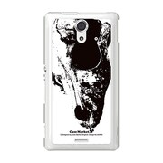 SOL22-YCM2P0439-78 [オリジナルデザイン au SOL22 Xperia UL ケース (デザート フーセル モノクロ)]