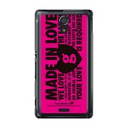 SOL22-YCM2P0441-78 [オリジナルデザイン au SOL22 Xperia UL ケース (MADE IN LOVE pink design)]