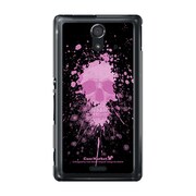 SOL22-YCM2P0453-78 [オリジナルデザイン au SOL22 Xperia UL ケース (ペイント スカルグラフィックス)]