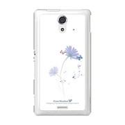SOL22-YCM2P0461-78 [オリジナルデザイン au SOL22 Xperia UL ケース (フラワー & バタフライ)]