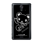 SOL22-YCM2P0481-78 [オリジナルデザイン au SOL22 Xperia UL ケース (メロイックベア サイコパス & ギター - C)]