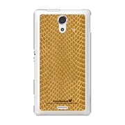 SOL22-YCM2P0524-78 [オリジナルデザイン au SOL22 Xperia UL ケース (ヘビ柄 イエローミックス)]