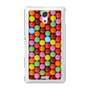 SOL22-YCM2P0561-78 [オリジナルデザイン au SOL22 Xperia UL ケース (チョコ&ボール)]
