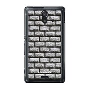 SOL22-YCM2P0574-78 [オリジナルデザイン au SOL22 Xperia UL ケース (レンガ パターン ダーククラシック A)]