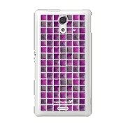 SOL22-YCM2P0582-78 [オリジナルデザイン au SOL22 Xperia UL ケース (スウェーデン タイル パープル)]