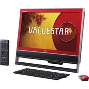 VALUESTAR N 21.5型ワイド液晶/HDD2TB/ブルーレイディスクドライブ クランベリーレッド PC-VN570NSR