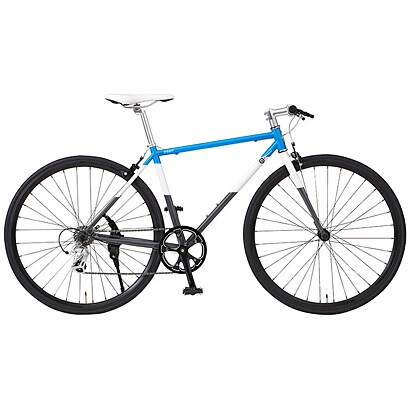 クロスバイク スピカ 420mm 700×23C 外装8段変速 BLUE/WHITE/GRAY SPICA 8.3.3-420