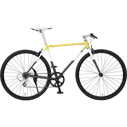 クロスバイク スピカ 500mm 700×23C 外装8段変速 YELLOW/WHITE/GRAY SPICA 8.3.3-500