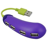 ナス形4ポートUSB2.0HUB バスパワー GH-UH204NASU
