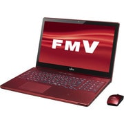 LIFEBOOK AH77/M(ハイスペック) 15.6型ワイド液晶 HDD1TB ブルーレイディスクドライブ ガーネットレッド FMVA77MR