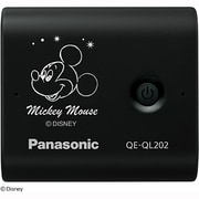 USBモバイル電源 5800mAh 黒 ミッキーマウス QE-QL202MC-K