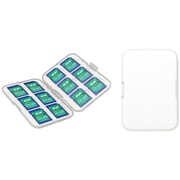 SDカードケース 12枚収納 ホワイト GH-CA-SD12W