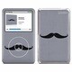 iPodclassic Mustache [デザインスキンシール]