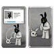 iPodclassic BlackInWhite [デザインスキンシール]