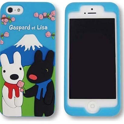 COS-65A [シリコンレリーフジャケットiPhone5/5S リサとガスパール]