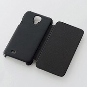 docomo SC-02F用フラップカバー(ブラック) GALAXY J対応 PD-SC02FPVFBK
