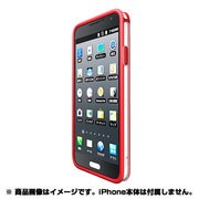docomo SC-02F用HVバンパー(クリア×レッド) GALAXY J対応 PD-SC02FHVB04