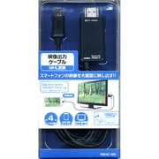 RBHE165 [MHL対応 映像出力ケーブル マイクロUSB給電ポート GALAXY S3以降対応品 4m]